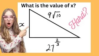 Challenging Right-angle Triangle Question| चुनौतीपूर्ण समकोण त्रिभुज प्रश्न Trigonometry and Algebra