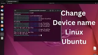 How to change device name Ubuntu Linux
