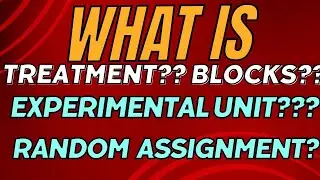 Experimental Design Some Important Concept || Lec#2 || Statistics Uop.