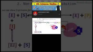 Non Competitive Enzyme Inhibition | #shorts