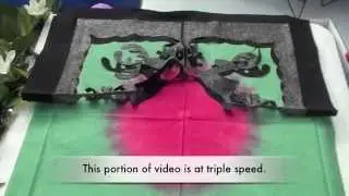 Santa's on his Way Hawaiian Applique