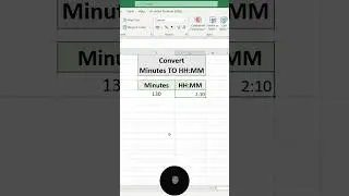 Convert Minutes Into Hours & Minutes | 