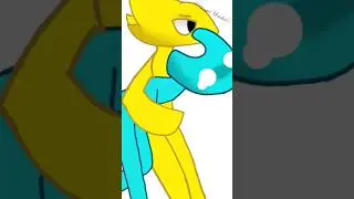 ♡Yellow x Cyan♡ rainbow friends 2 meme 