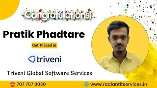 🎉 Congratulations, Pratik Phadtare! 🌟 | Joining Triveni Global Software Services LLP 🚀
