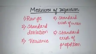 Measures of Dispersion for medical students