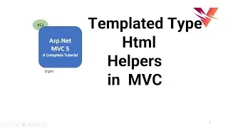 Templated HTML helpers in MVC 5 | MVC tutorial for beginners in .net c#