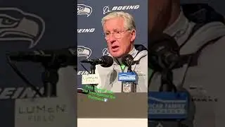 #Seahawks Pete Carroll after loss to #Panthers. #shorts #nfl