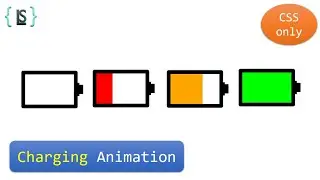 Charging Animation || HTML + CSS only || Web Experiments