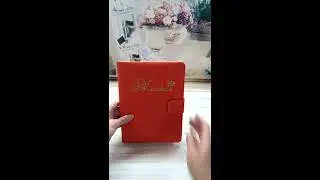 обзор папки под документы для моей любимой лисички #скрапбукинг