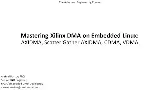 Mastering Xilinx DMA IP cores: AXI DMA, CDMA and VDMA