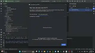 How to pair devices through Wi-Fi in Android Studio