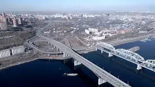 Могучие мосты могучей реки Енисей