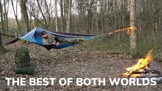 Solo Overnight in an Ultralight Tree Tent and Campfire Double Bacon Pizza