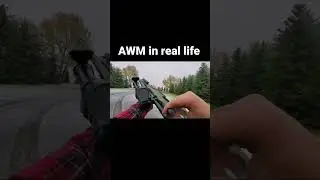 AWM in real life #shorts #weapons #sniperrifles #awm #awp #gun #pubg