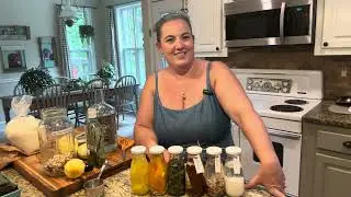 Homemade flavored extracts - Christmas in July