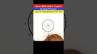 How to divide a circle in 12 parts ? 