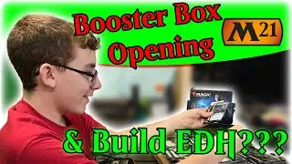 MTG Core 21 Booster Box Opening and Build Sealed EDH Deck