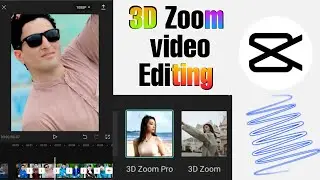 1 Click 3D Zoom Pro effect  | Capcut Video Editing | new trend | how edit video in cupcut