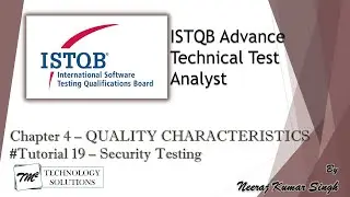 ISTQB Technical Test Analyst | 4.3 Security Testing | ISTQB Tutorials