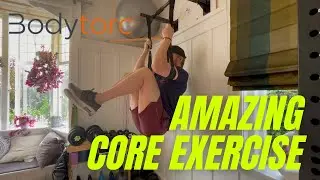 Hanging ab strap workout - one of the very best ways to strengthen the core.
