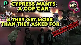 Cypress Corleone asks for a cop Car & Vingle brings them more (Multiple POVs) | GTA RP NoPixel 4.0