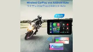Review 5 inch Motorcycle CarPlay Motor Navigator Bluetooth 5.0 Touch Screen 2024