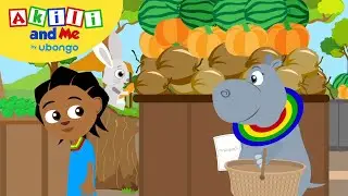 Episode 56: Akili and Friends at the Market | Full Episode of Akili and Me |Learning videos for kids