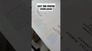 epson L8050 pakai tinta G&G dari #ninestars  noizle pertama langsung mulus #epsonL8050 #artpaper