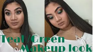 Beautiful Teal/Green eye look