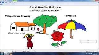 Freelance Drawing with Paint Brush Tool