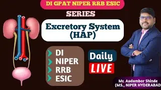 Excretory System #Mr.AudumbarShinde #druginspector2025 #gpat2026 #niper #apagpatacademy #viralvideos