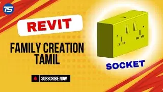 Revit Electrical Socket Family Creation - Step By Step 2024 | Revit family creation tutorial tamil