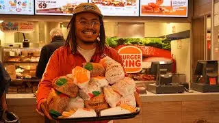 COMPRÉ TODO EL MENÚ DE BURGER KING - Lalo Elizarrarás