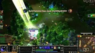 League of Legends - 1v5 Nocturne pentakill