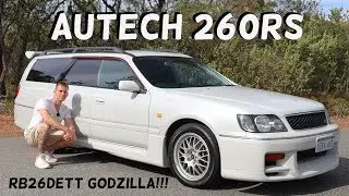 Nissan Stagea Autech 260RS Review! RB26 GTR WAGON!!