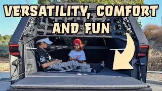 Tesla Cybertruck Inflatable Air Mattress | Perfect for Camping, Road Trips, and Everyday Adventures