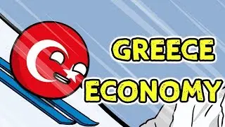 Floor is lava | Greece economy - Countryballs