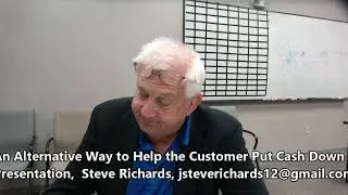 An Alternative Way to Help the Customer Put Cash Down