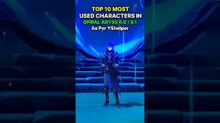 Top 10 Used Characters in Spiral Abyss 6.0/6.1!✨ | Genshin Impact