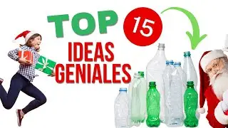 15 Manualidades para NAVIDAD 🎄 con Botellas de plástico 🎅 Ideas Navideñas 2024-2025