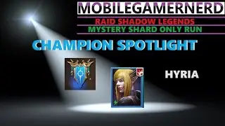 (Hyria) Raid Shadow Legends F2P Champion Spotlight