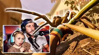 TERRIFYING GIANT INSECTS ARE SO HARD TO KILL! 3-Year-Old & Daddy Go Hunting | Grounded Part 2