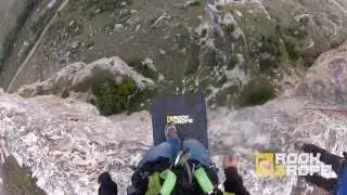 Прыжок со скалы, Rope Jumping от Rock'n'Rope Jumping Team, Роапджампинг. Официальное видео. GoPro.