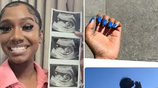 My SECOND ULTRASOUND 🫶🏾😍+ Getting my nails done💙💅 + Workout & more🤰🏾💪🏋🏾‍♀️ Vlog