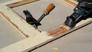 Fönsterrenovering, del 3, färgborttagning