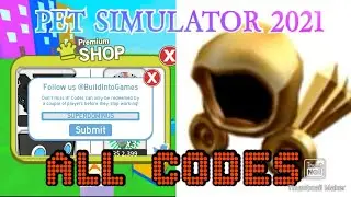 PET SIMULATOR ALL CODES *CODES WORK 100%* 😱😱😱😱