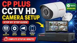 cctv camera configuration setup | how to install cctv camera step by step