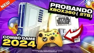 ✅🤯PROBANDO una XBOX 360 de 2TB (2000GB) - COMBO GAME 2024 😨😱✅