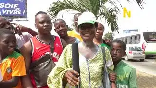 Parade  des Eléphants de Côte d'Ivoire après la victoire CAN 2023