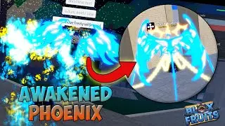 (Blox Fruit) Phoenix AWAKENED! Showcase + Shadow vs Phoenix FRUIT BATTLE